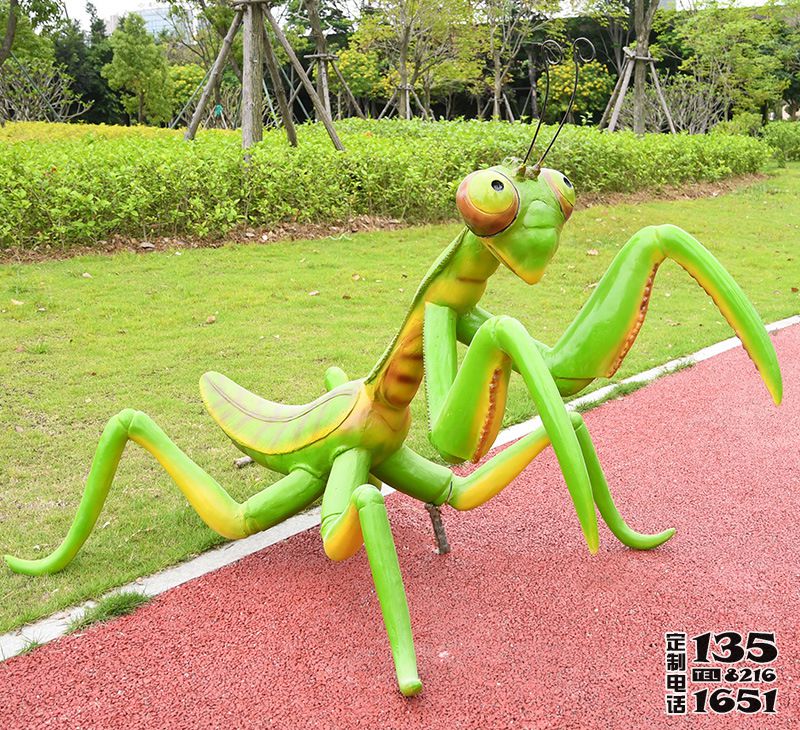 游樂(lè)園廣場(chǎng)仿真大號(hào)螳螂玻璃鋼雕塑 游樂(lè)園廣場(chǎng)仿真大號(hào)螳螂玻璃鋼雕塑