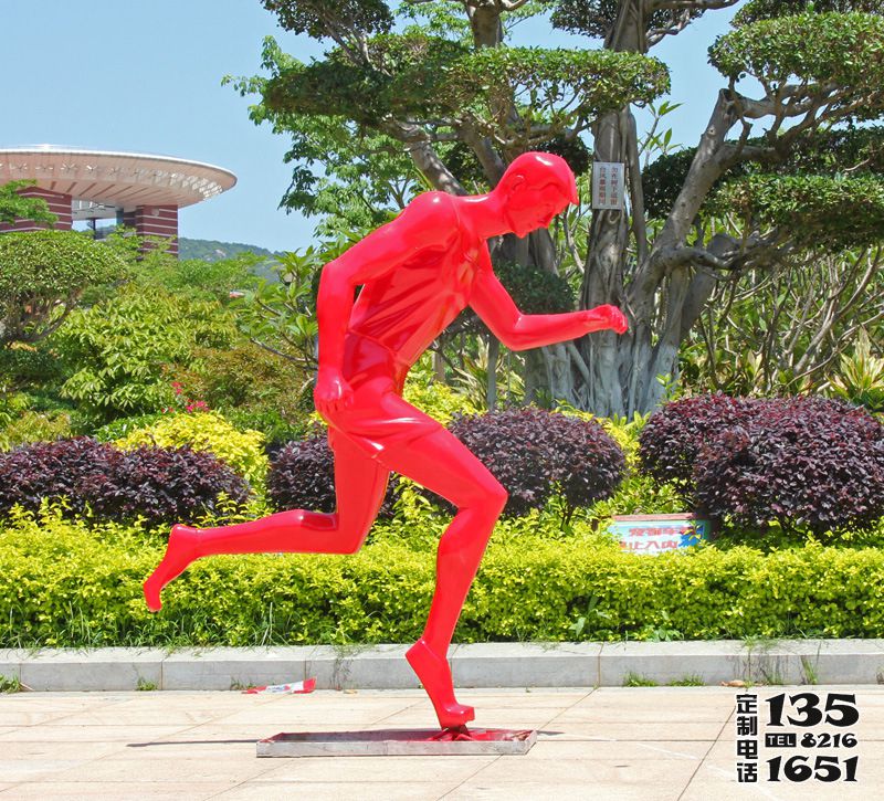 公園廣場(chǎng)跑步運(yùn)動(dòng)玻璃鋼抽象人物雕塑 公園廣場(chǎng)跑步運(yùn)動(dòng)玻璃鋼抽象人物雕塑